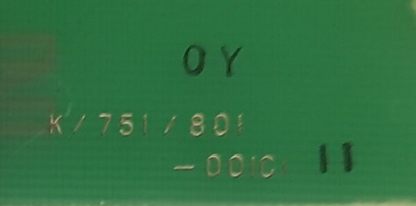 TERASAKI ERY-2112 K/751/801-001C PCB CARD